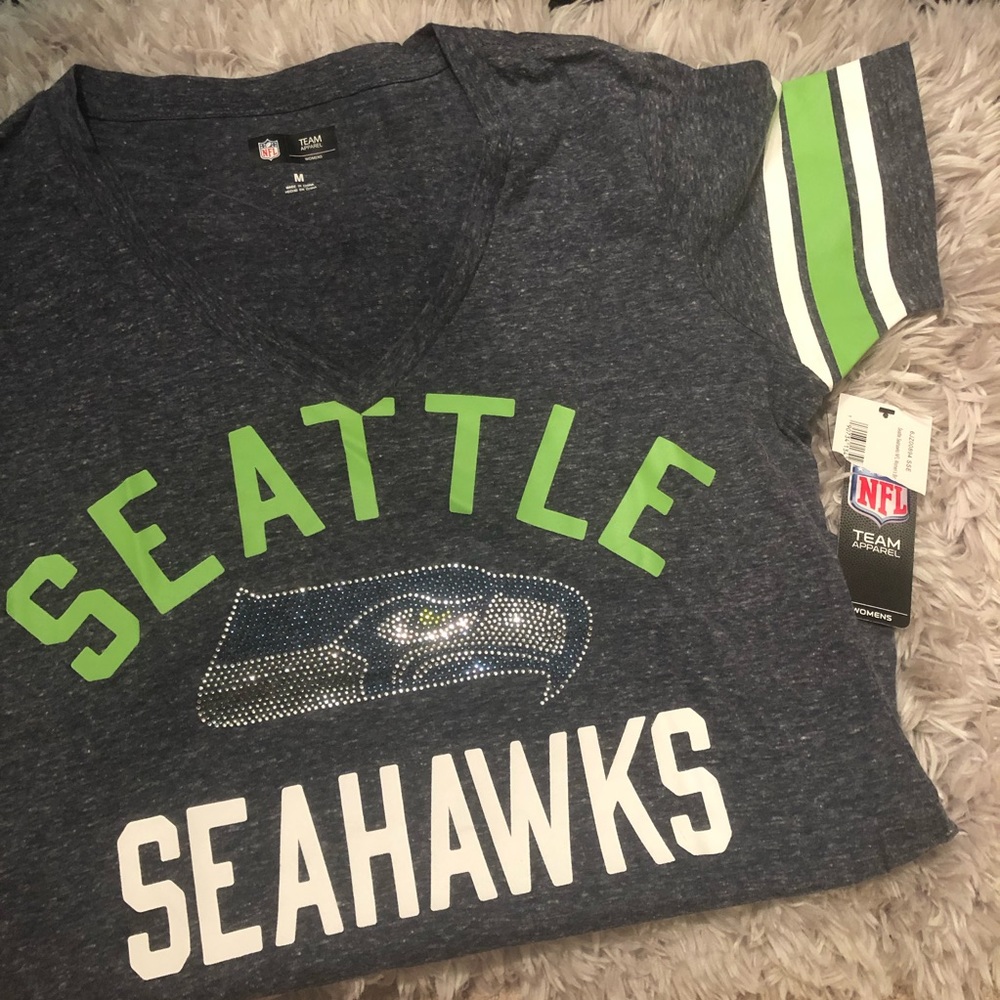Seahawks sparkly shirt